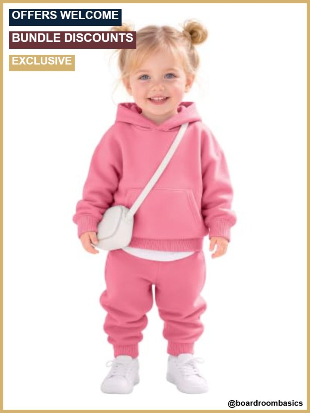 Toddler Sweatsuit Hoodie Set 100% Polyester Jogger